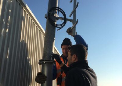 Installazione Sistema di Sostegno per Antenna Ponte Radio | SITIP TELECOMUNICAZIONI