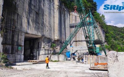 Installazione impianto WiFi dentro una montagna a Castro, Bergamo